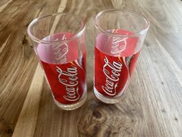 2 Coca-Cola Gläser 0.3 Liter gebraucht