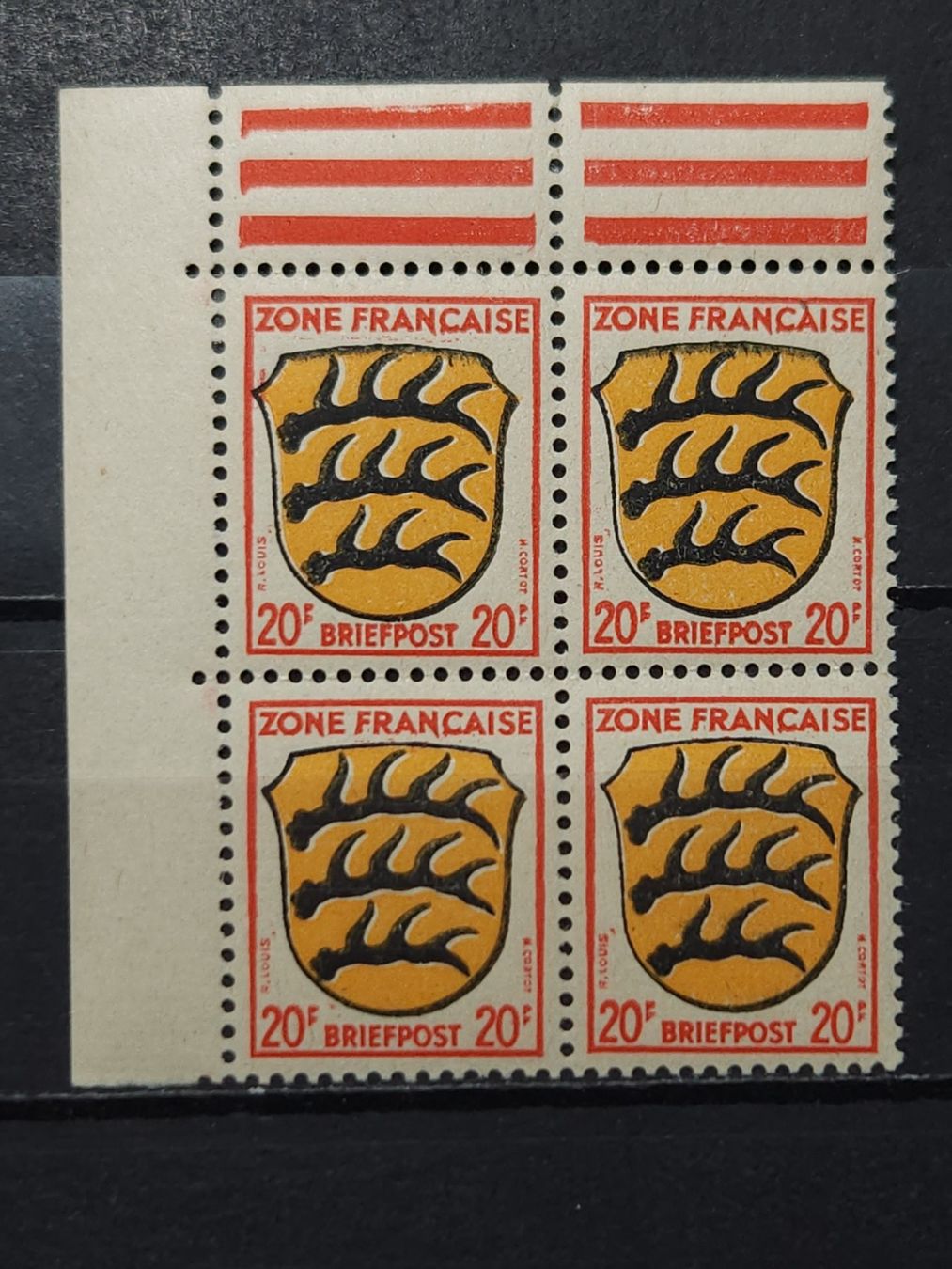 Tutti i francobolli: Franzö Zone Allgemeine Mi-Nr.6 aw Postfrisch Geprüft BPP – Nuovo (secondo la descrizione) da Kriens venduto da Nidfeld45