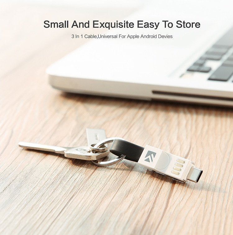 Cavi per trasmissione dati: 3 in1 USB Cable – Nuovo e nell'imballaggio originale da Novaggio venduto da Tom4ever 5