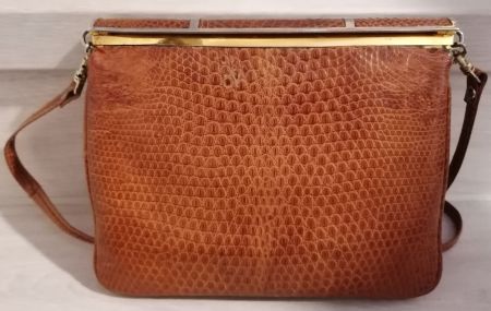 Handtasche echtes Krokodilleder