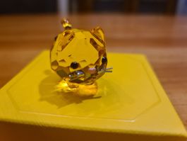 Swarovski Figur gelbe Katze Yellow Cat neu und OVP