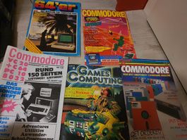 Commodore C64 Magazine Sammlung - Nostalgie pur!