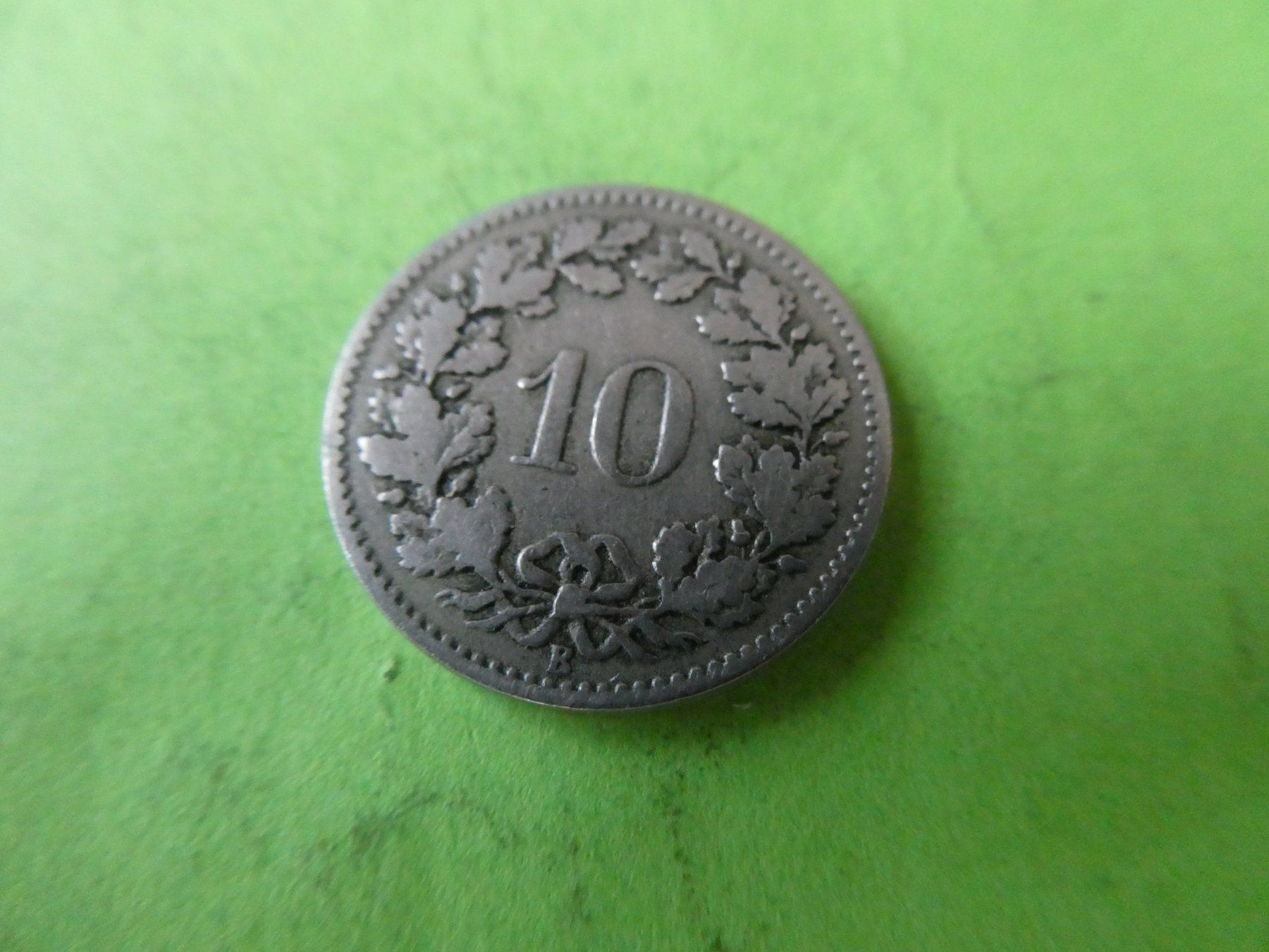 Tutti le monete: Schweiz 1879, 10 Rappen – Usato da Hinterforst venduto da Rohusri 1
