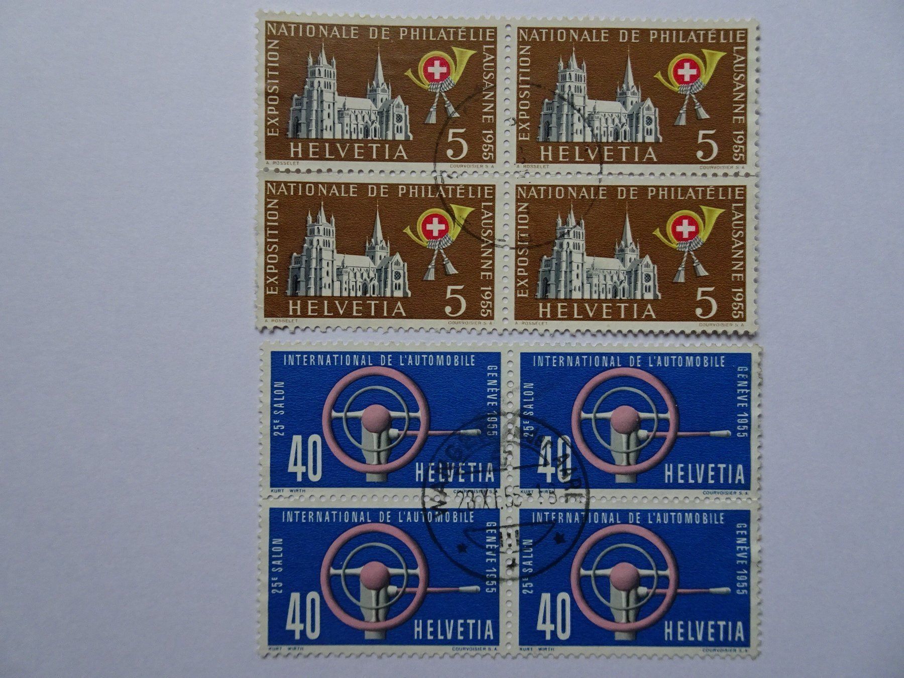 Tous les timbres: 1955 – D'occasion à Aadorf par Chnorli-Furz