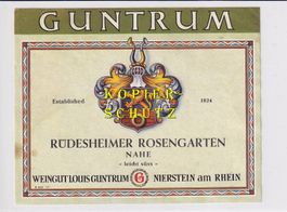 Etikette - Rüdesheimer Rosengarten (Nahe) /bd