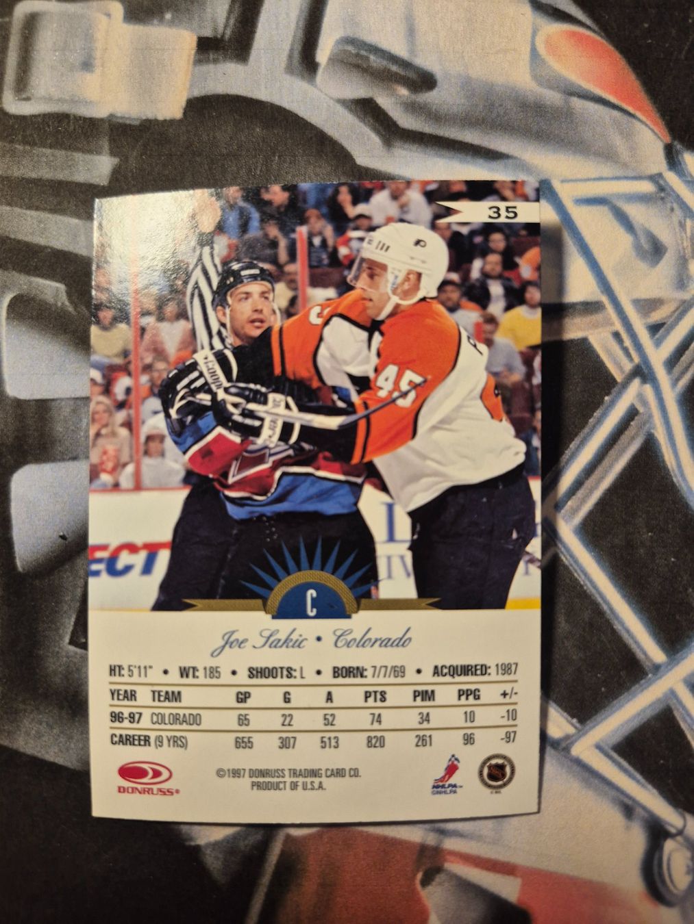 NHL Carte collezionabili: NHL Joe Sakic Colorado Avalanche – Usato da Treiten venduto da Sauber73 1