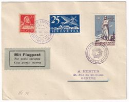 Flugpostbrief Sonderflug 1924
