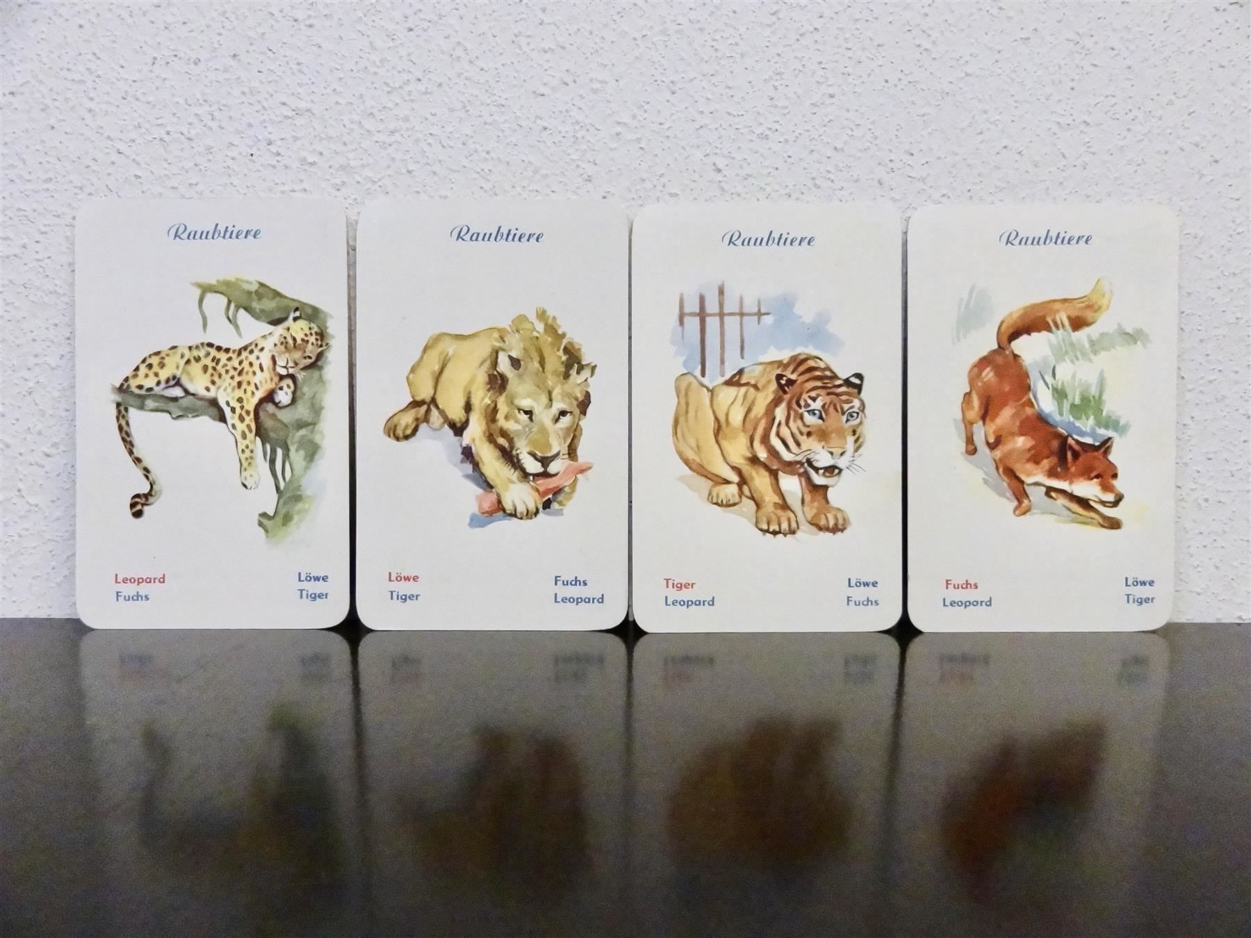 Giochi: schönes altes TIER Quartett – Usato da Kerzers venduto da wisaundso 4