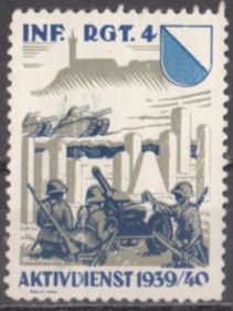 Tutti i francobolli: Infanterie Wi 57 ungestempelt – Usato da Bürglen TG venduto da StampGraf