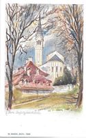 Bern Dreifaltigkeitskirche Künstlerkarte