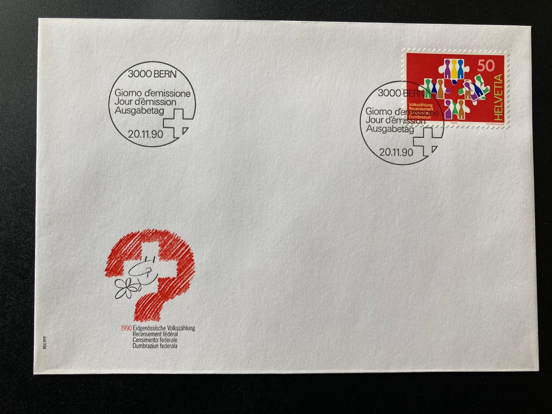 Tutti i francobolli: FDC Volkszählung 1990 – Nuovo (secondo la descrizione) da Niederurnen venduto da Alpineyeti
