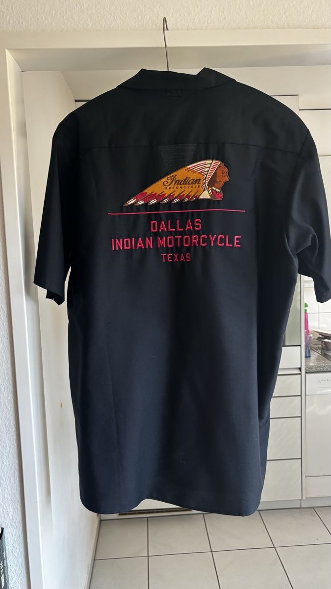 Camicie: Hemd Indian Motorcycle Dallas Texas  – Nuovo (secondo la descrizione) da Rheinfelden venduto da Yann686