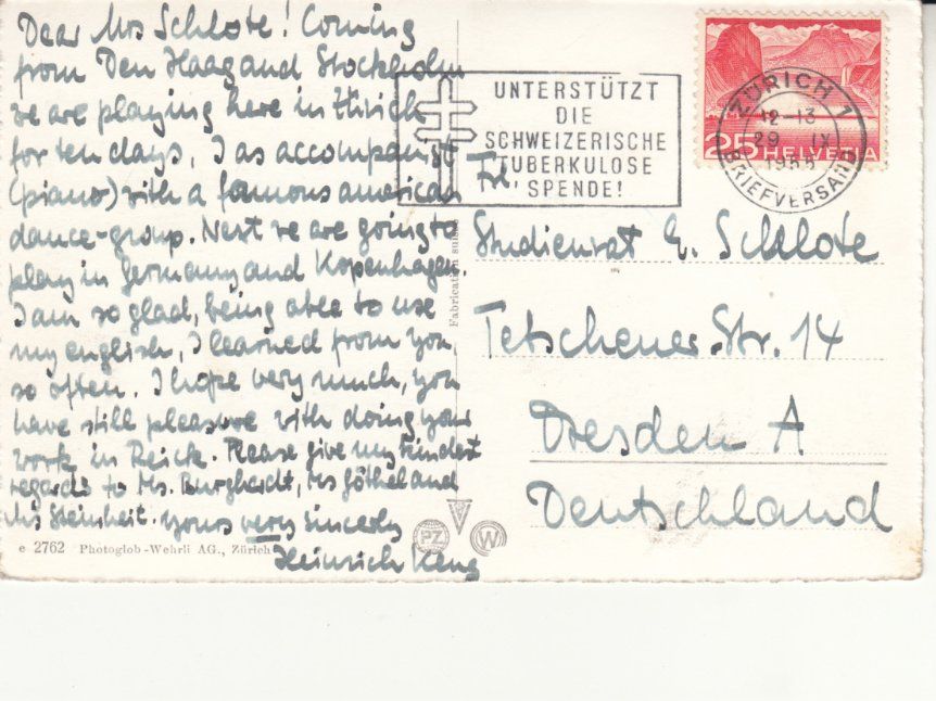 Cartoline postali: Zürich 1955 – Usato da Bürglen TG venduto da StampGraf 1