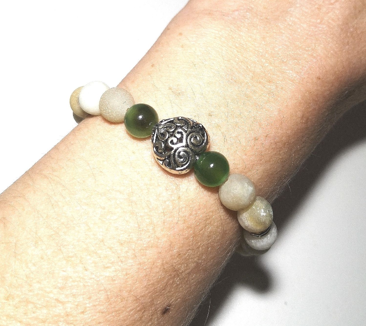 Bracciali & Braccialetti: Herz-Amazonit Steinarmk. - Spendenaktion – Nuovo (secondo la descrizione) da Unterkulm venduto da Nachtigall 3