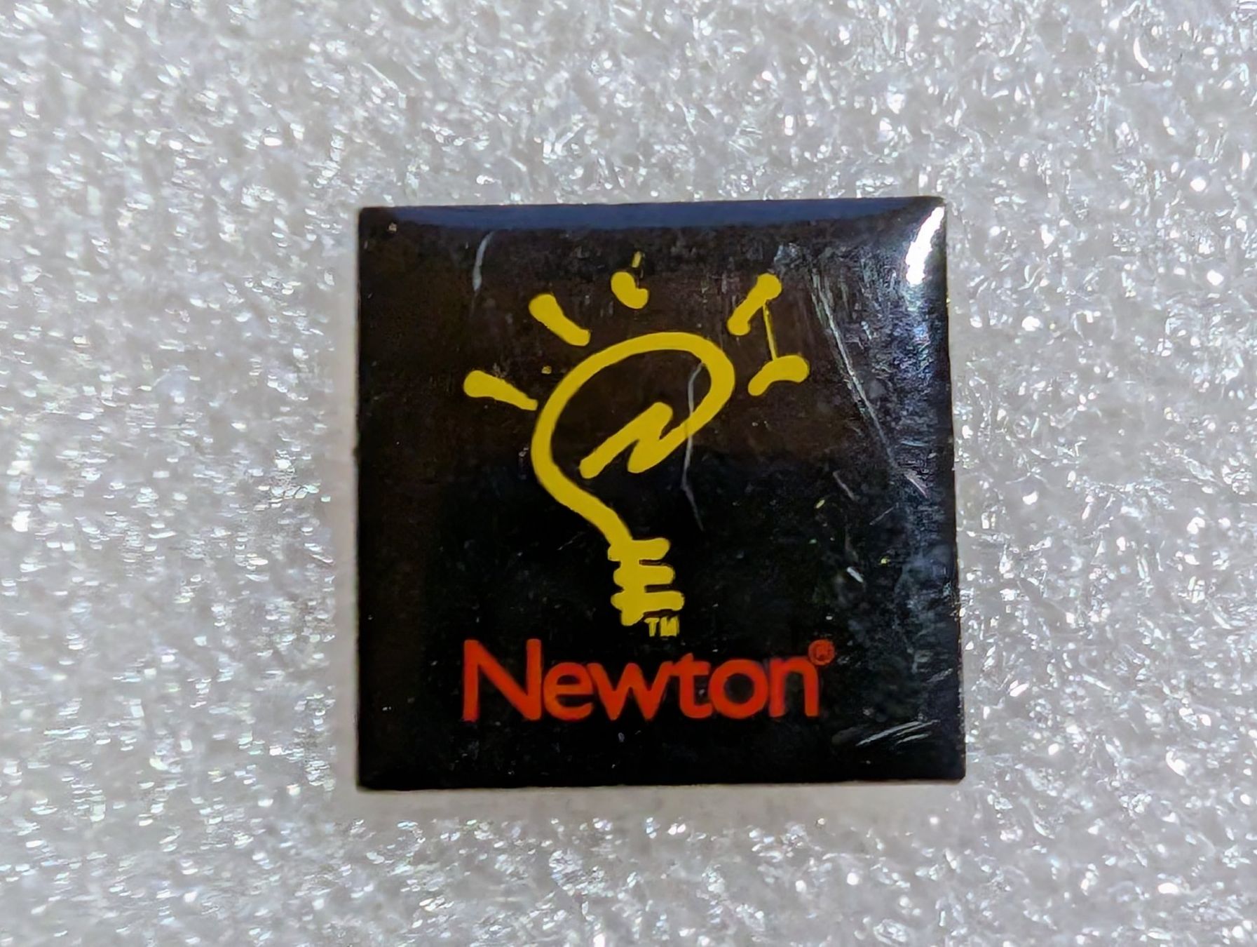 Placchette & Badge: Ansteckpin 263: Newton – Usato da Oppligen venduto da Pin-Fall-Shop