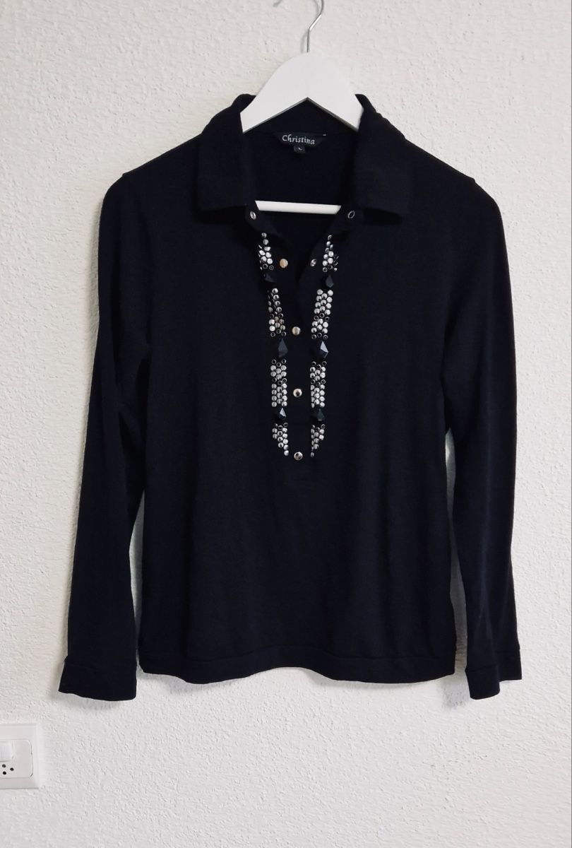T-shirt: Blusa / Langarm Oberteil /Langarmshirt S neu – Nuovo (secondo la descrizione) da Bonstetten venduto da AngelaF23