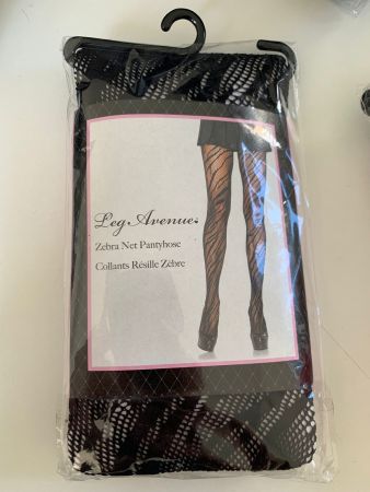 Collants résille zèbre neufs Leg Avenue, sexy garanti !