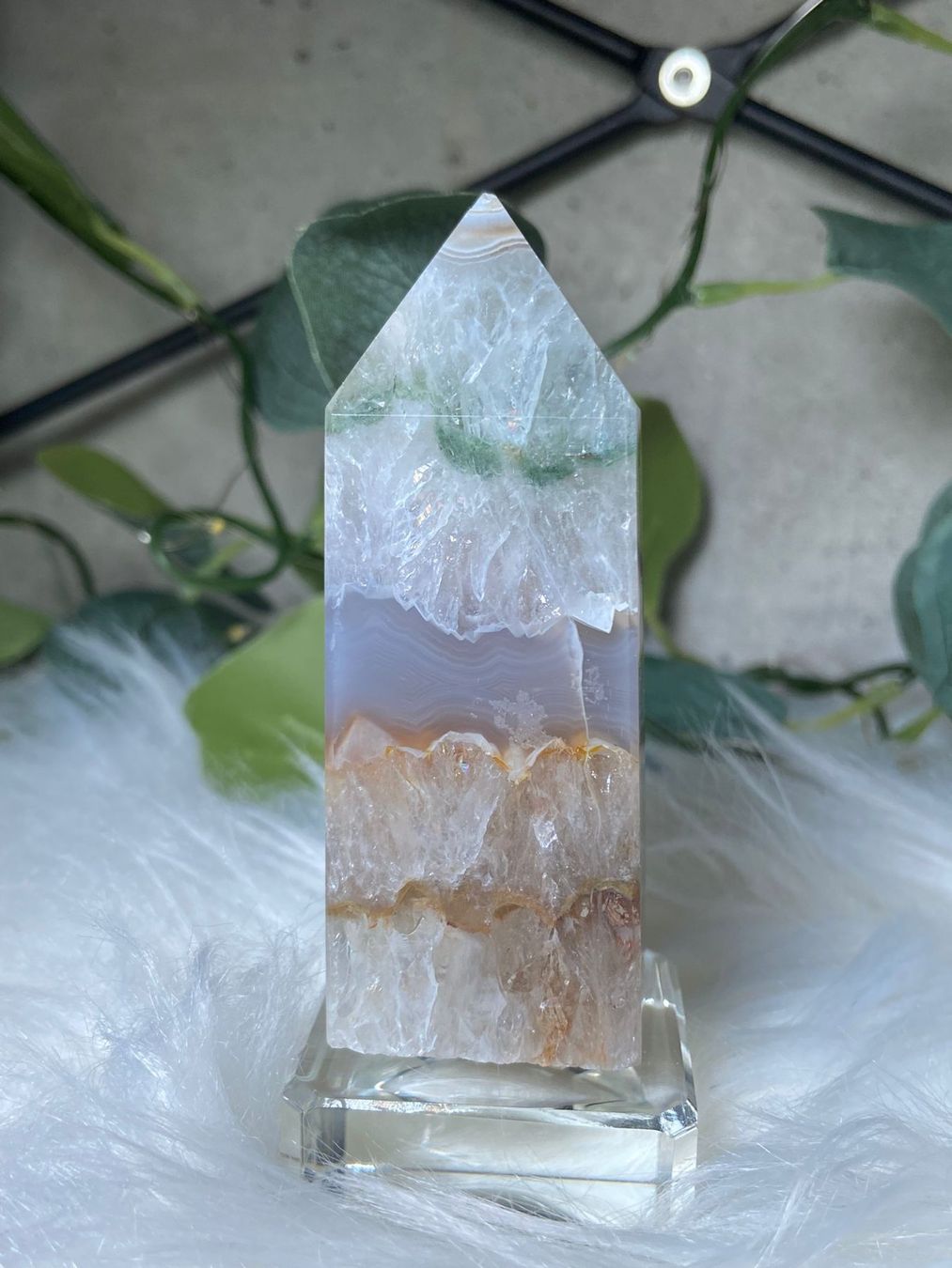 Minerali & Pietre curative: Achat-Turm - Agate tower – Usato da Neuheim venduto da m.hald 1