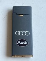Feuerzeug Audi gebraucht grau mit Emblem(S28)