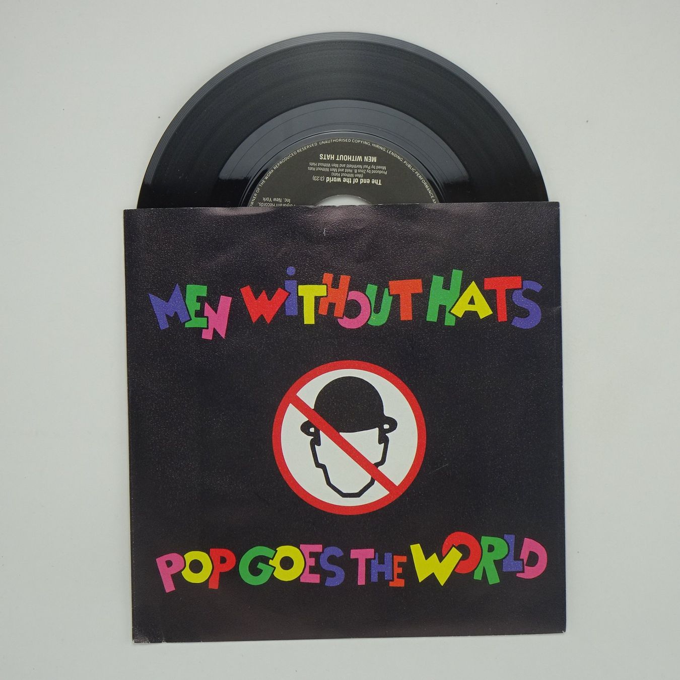 Men Without Hats - Pop Goes The World - 7" Picture Sleeve (Gebraucht ...