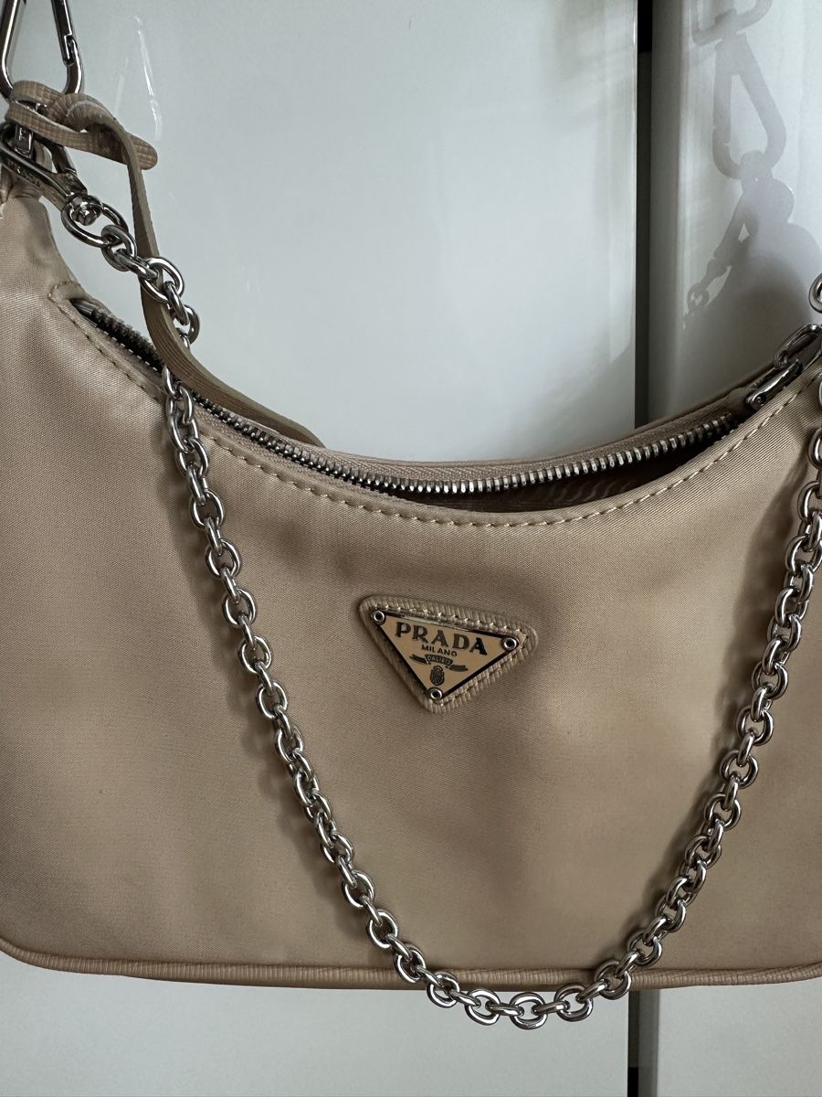Prada Borse da donna: Original Prada Tasche Beige mit Etui  – Usato da Perlen venduto da H.Spa 1