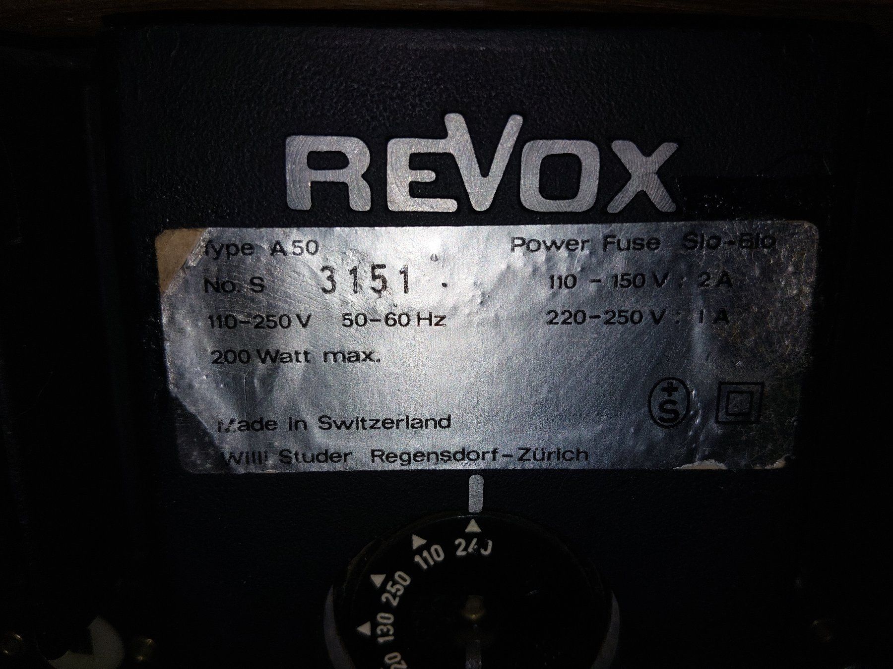 Revox Amplificatori: Revox A50 – Usato da Wintersingen venduto da MF-Lingus 5
