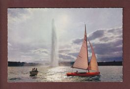 GENEVE - Dans la rade - 1967