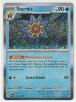 Pokémon 2023 Starmie (121/165) Scarlet & Violet Mew 151