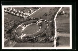 Brugg, Römisches Amphitheater, Luftbild