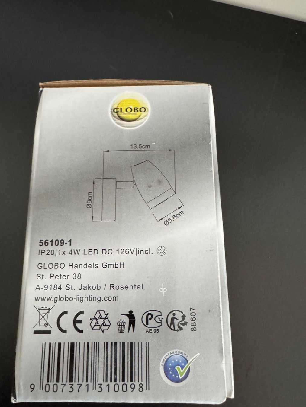 Lampade: LED Wandlampe 2 Stück – Nuovo e nell'imballaggio originale da Porza venduto da Marti24 1