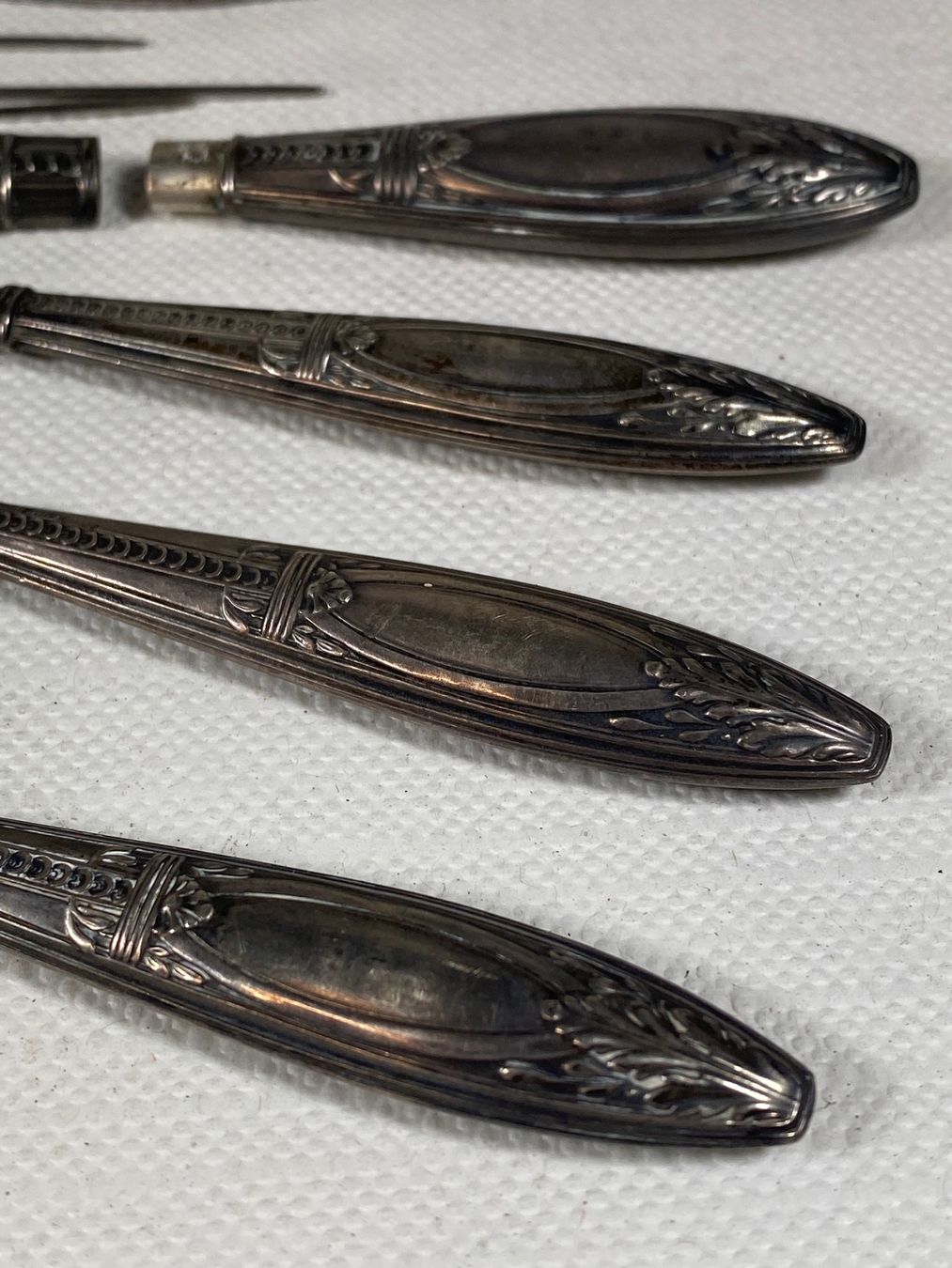 Tutti gli attrezzi: Jugendstil Handarbeitsbesteck Silber um 1900 – Usato da Winterthur venduto da dontcallmesailor 2