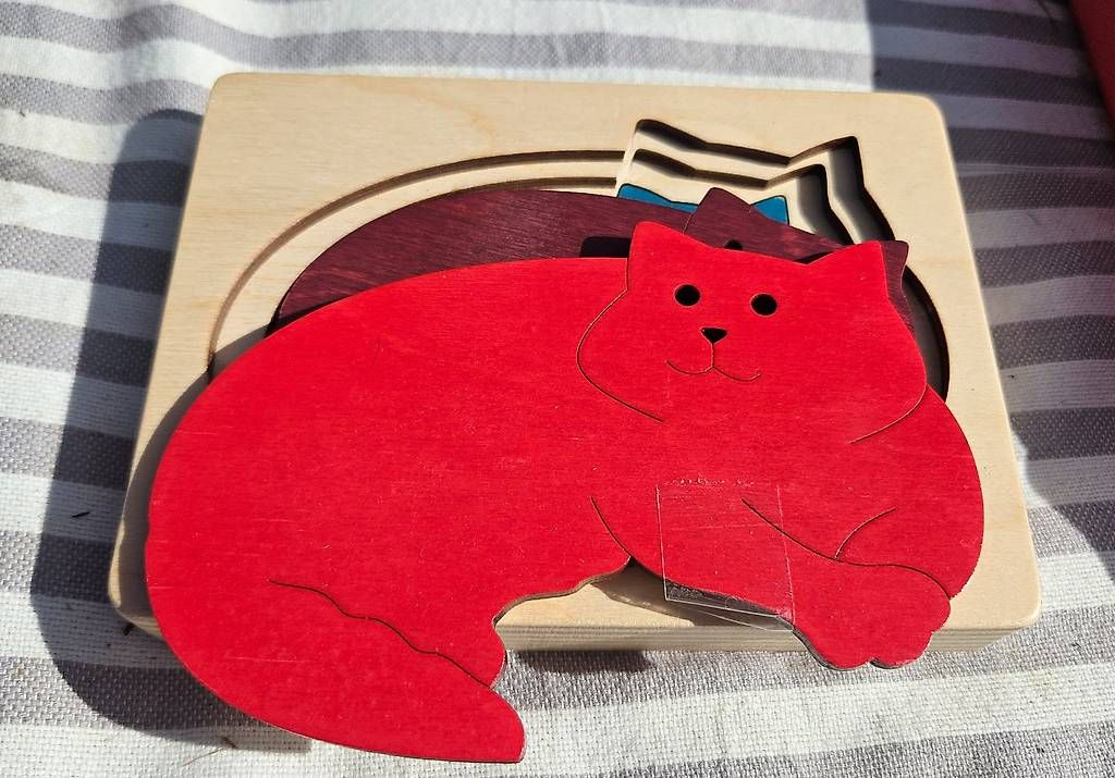 Puzzle: Montessori Cats Layered Puzzle – Usato da Ittigen venduto da AnZakh 1