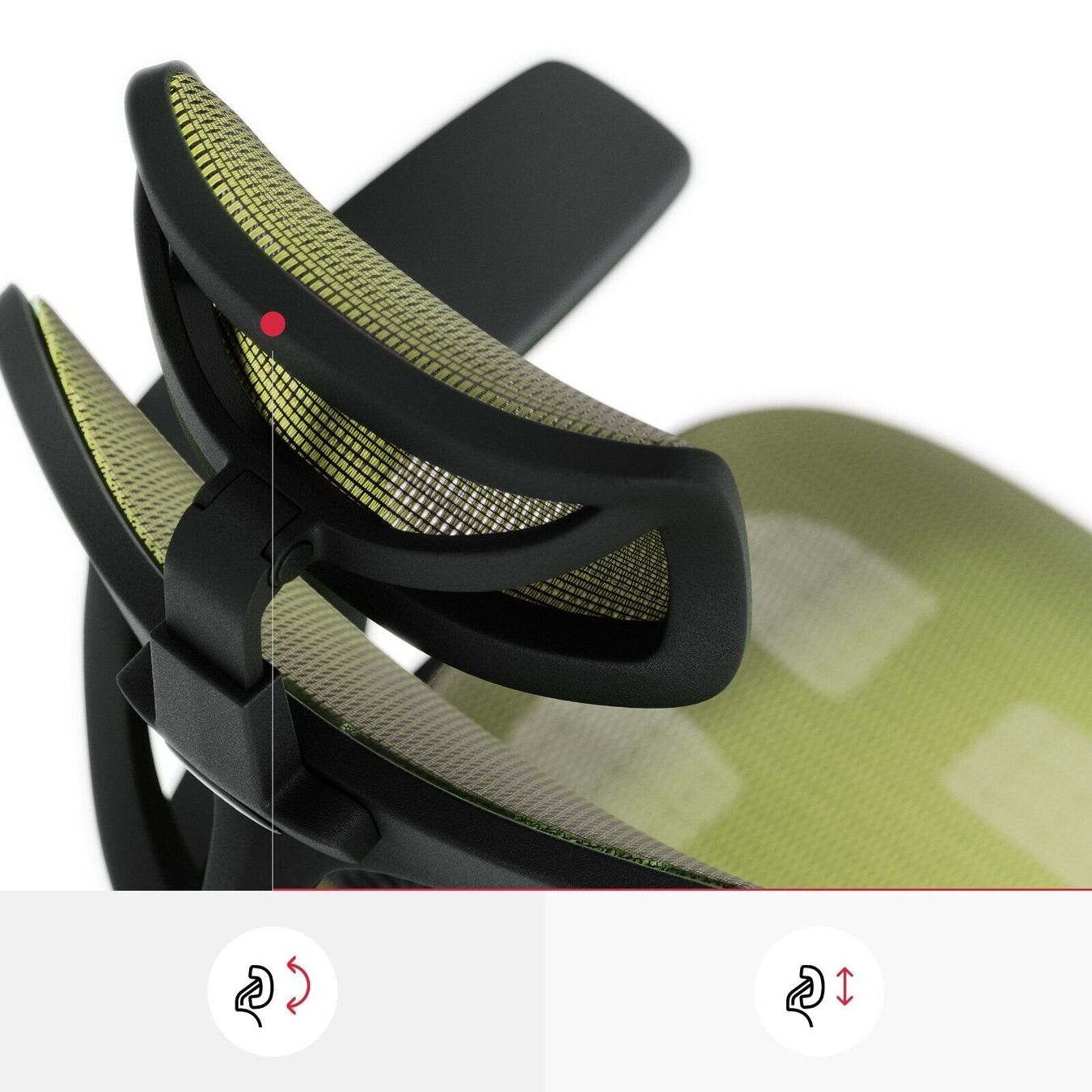 Sedie: Ergonomischer Schreibtischstuhl Diablo V-Basic -Schwarz-Grün – Nuovo e nell'imballaggio originale da Wallenwil venduto da toesstal-vertrieb 8