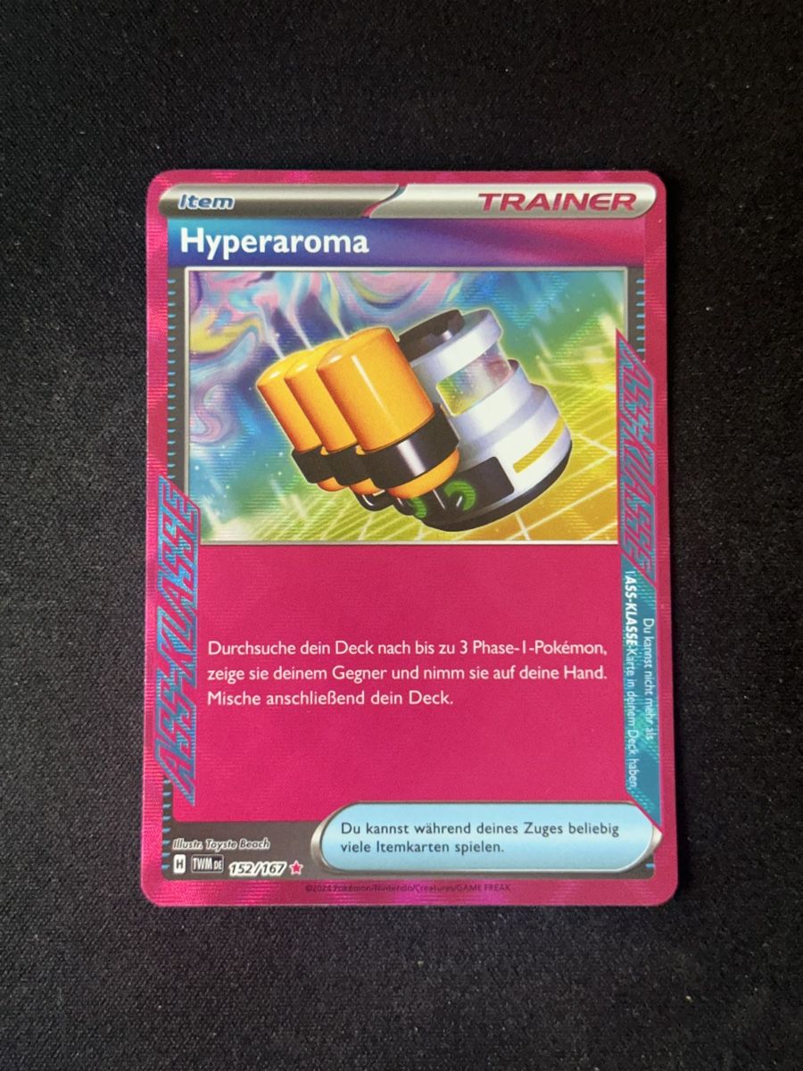 Pokémon Carte collezionabili: Ace Spec Hyperaroma 152/167 Twilight Masquerade – Nuovo (secondo la descrizione) da Wil SG venduto da shinycardboard