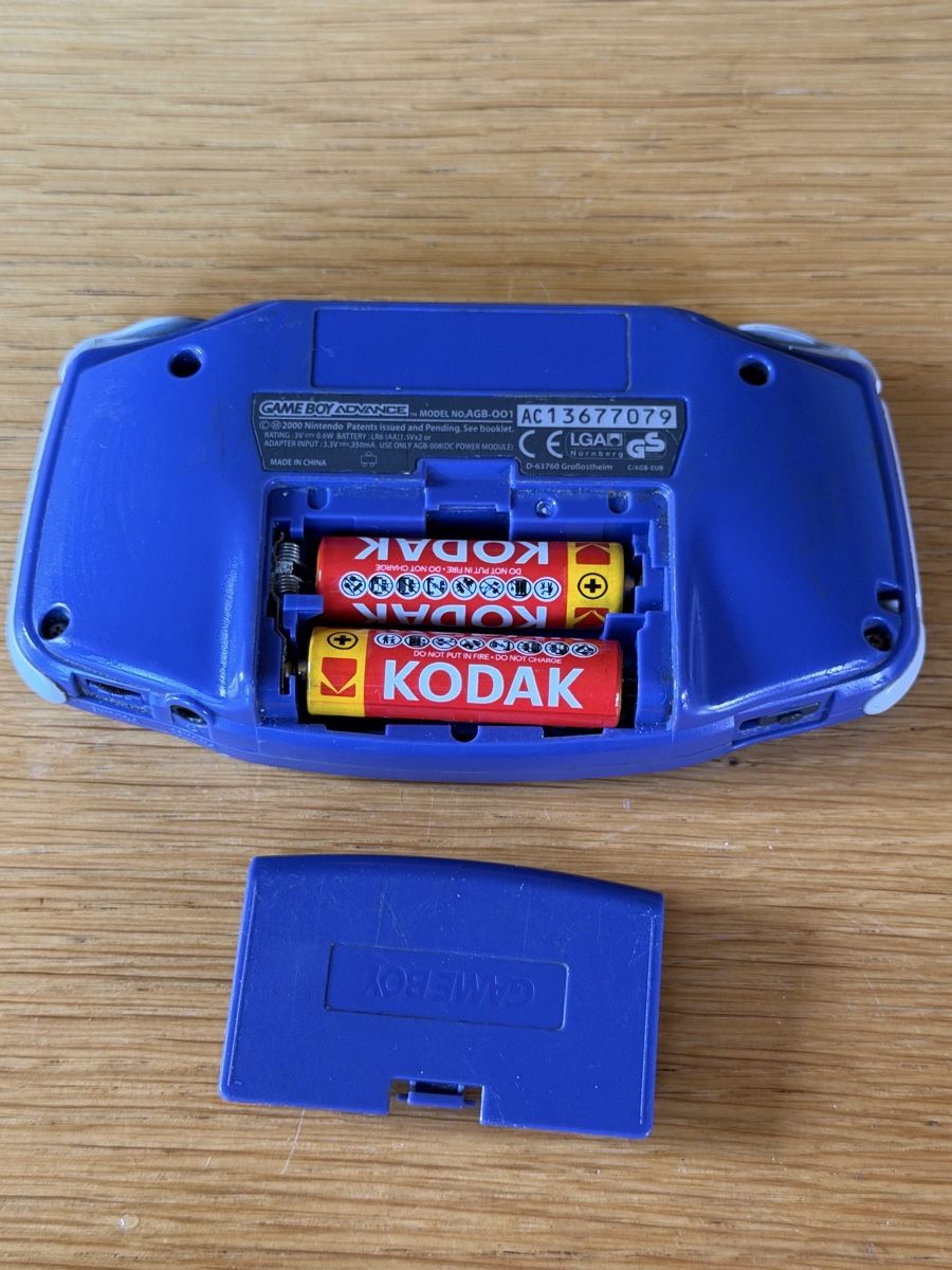 Nintendo Console: Nintendo Game Boy Advance blau gebraucht – Usato da Wolfwil venduto da net_cg5m