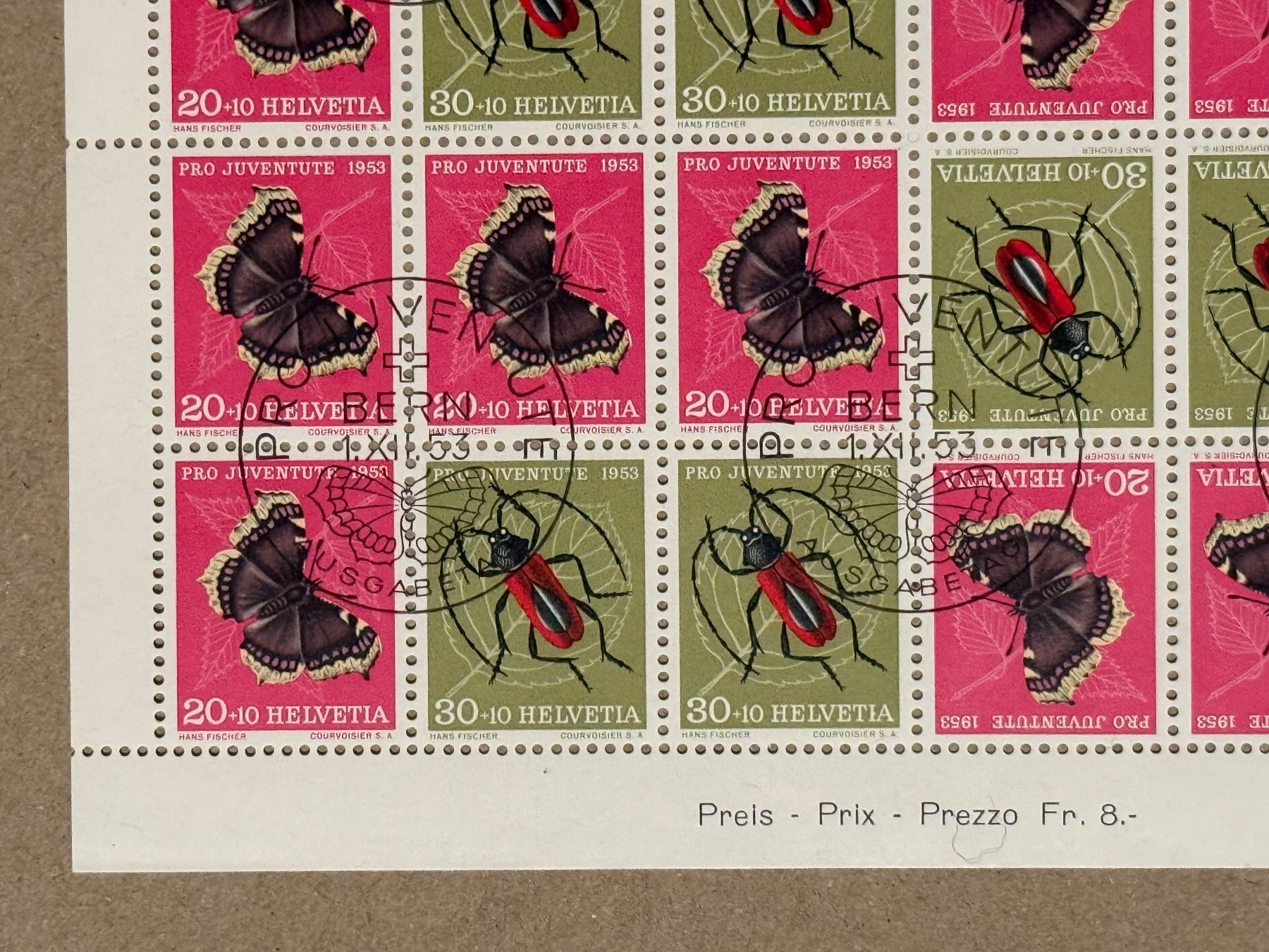 Tutti i francobolli: JOZ41, ET Sonderstempel – Usato da Aarau venduto da hilde47 4