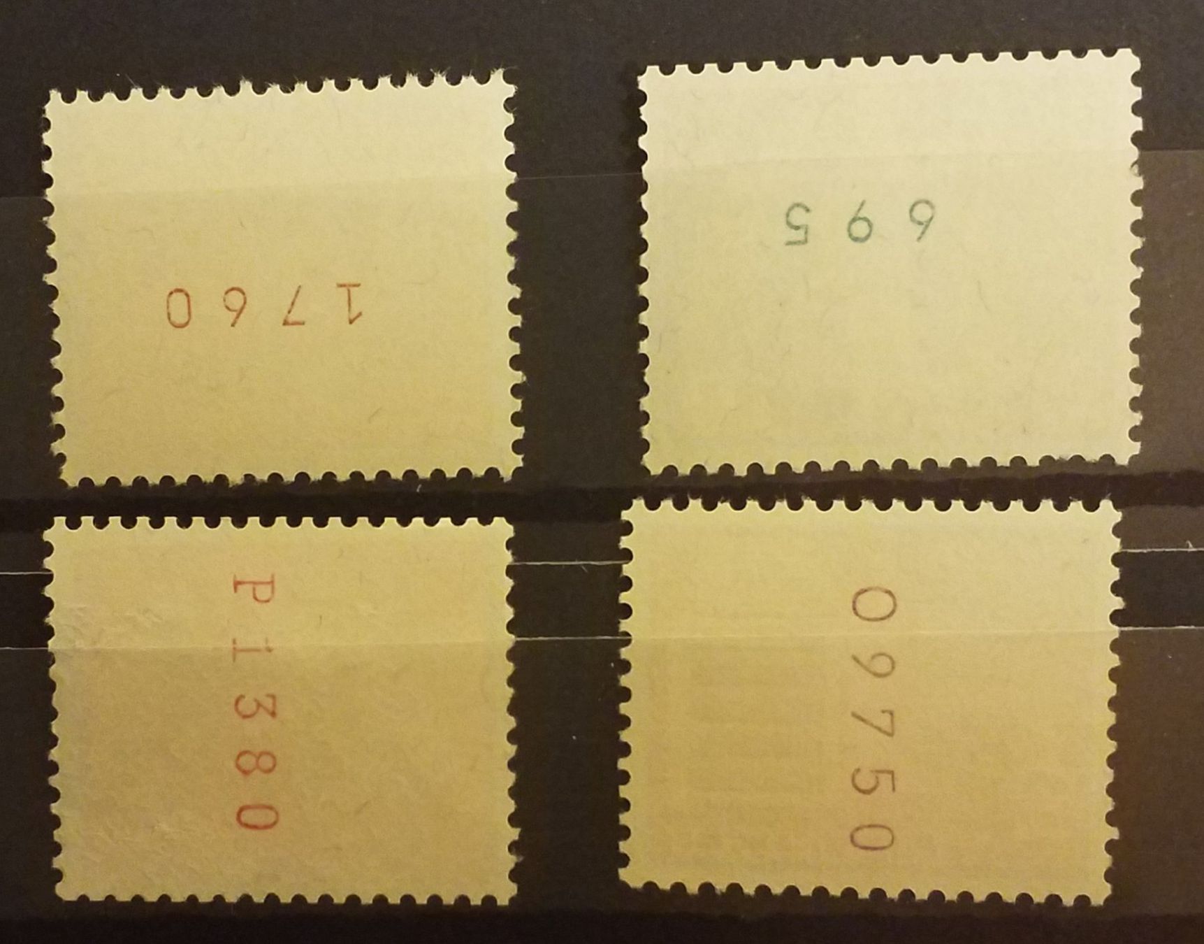 Tutti i francobolli: MA399) Lot, 4 Rollenmarken, postfrisch – Nuovo (secondo la descrizione) da Baden venduto da Eggi 1