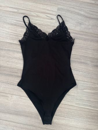 Spitzenbody schwarz Gr. XS von H&M