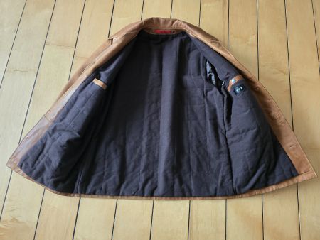 Leder Jacke