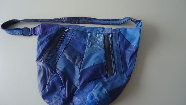 Taschen für Damen: Blaue Ledertasche - Vintage - Handtasche – Neu (gemäss Beschreibung) aus Ergisch von Haemmerli59 1