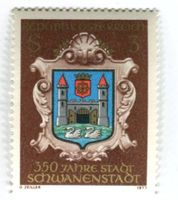 Briefmarke "Wappen". Österreich.