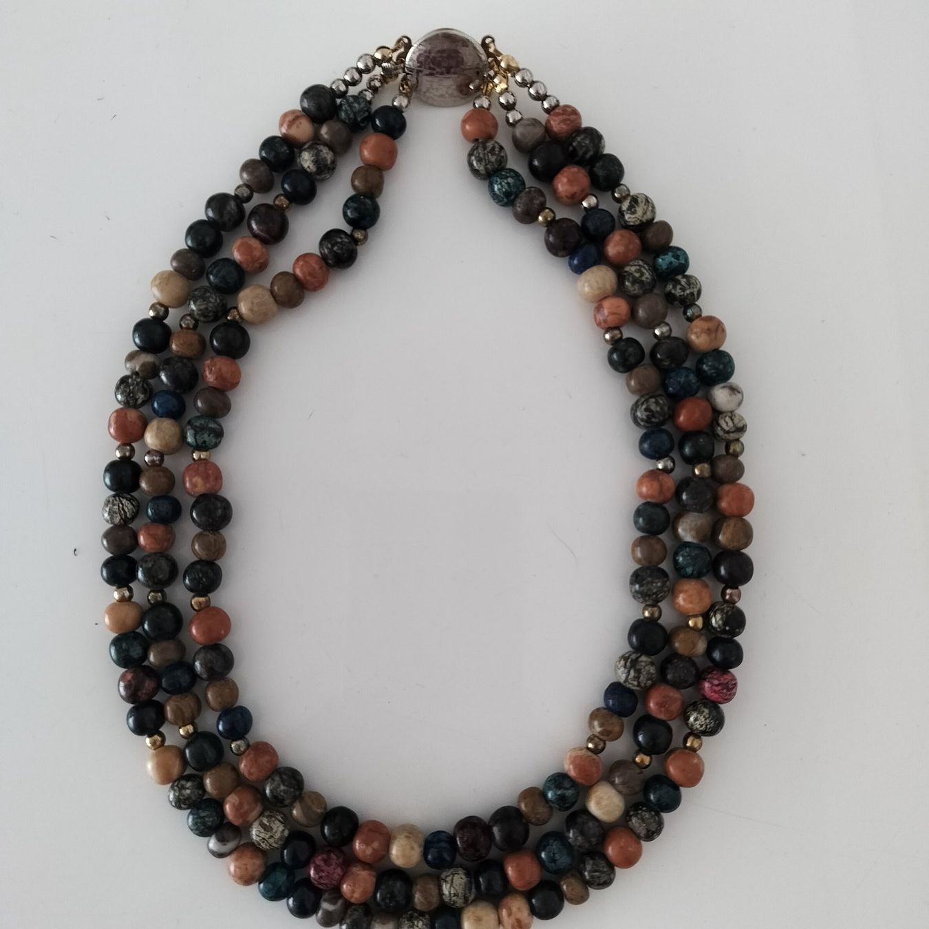 Catenine: Tigerauge Kette / Collier Oeil de tigre – Usato da Basel venduto da Meda.moja