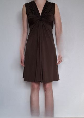 Kleid Nafnaf braun Dame