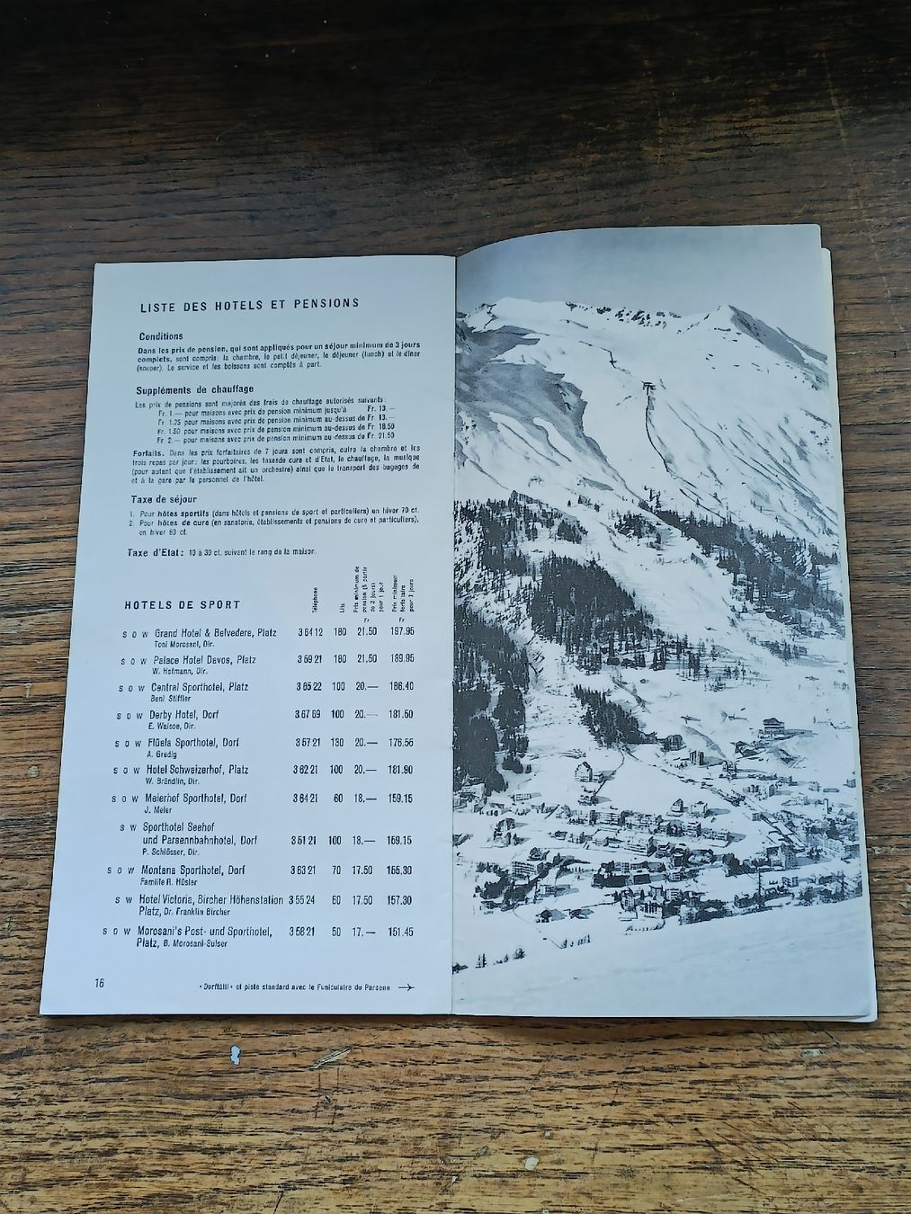 Documenti: Alter Prospekt / Davos Parsenn 1947-48 – Usato da Brugg AG venduto da Ente015 9