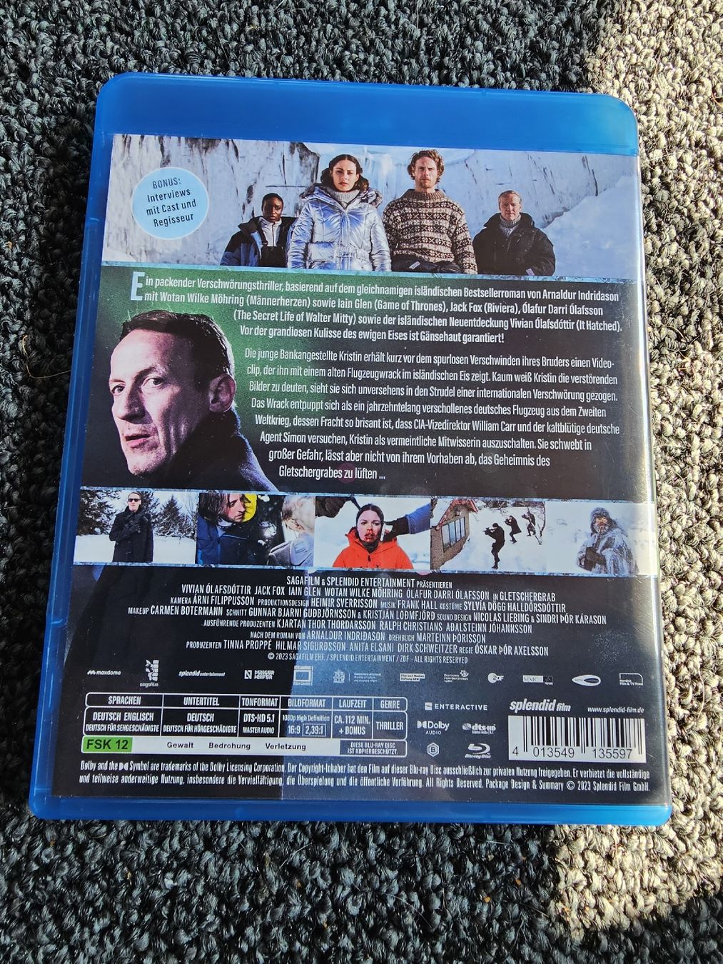 Tutti i DVDs: Gletschergrab - Isländischer Thriller auf Blu-ray  – Usato da Ruswil venduto da jan_bxl5 1