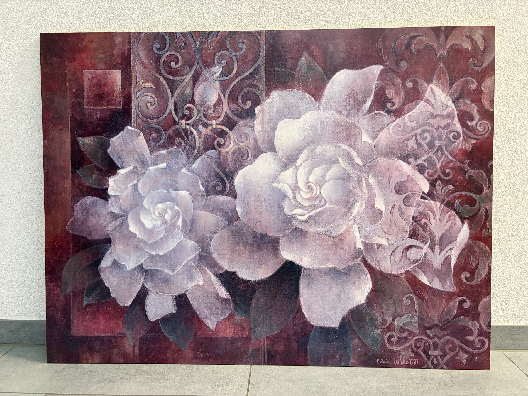 Dipinti: 100 cm breit x 75 cm hoch/Kunstdruck Blumen – Usato da Ottenbach venduto da TimelessEmotions. 1