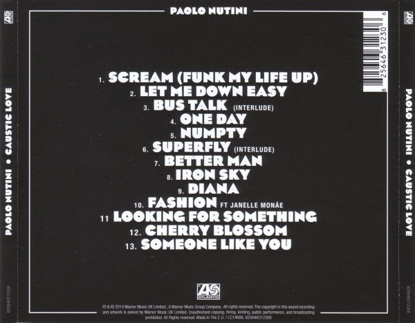 CD: Paolo Nutini – Caustic Love - b – Usato da Brittnau venduto da Zibu 1