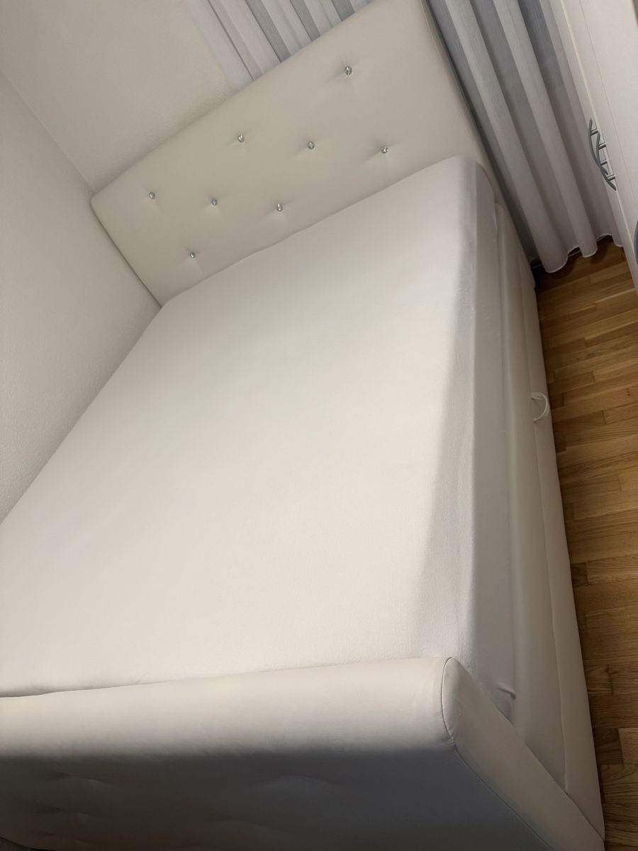 Conforama Letti: Boxspringbett 1.60m x 2m Weiss – Usato da Zuchwil venduto da sax_g9gc 2