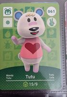 Carte Amiibo Animal Crossing, habitant n°061 Mandy