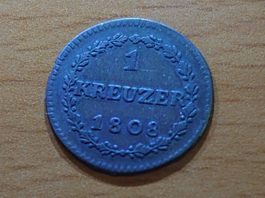 Tutti le monete: Thurgau: 1 Kreuzer 1808 +++ – Usato da Pfungen venduto da Aguti77 1